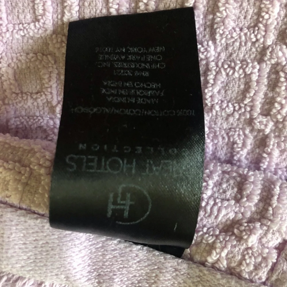 purple Textured hand towel